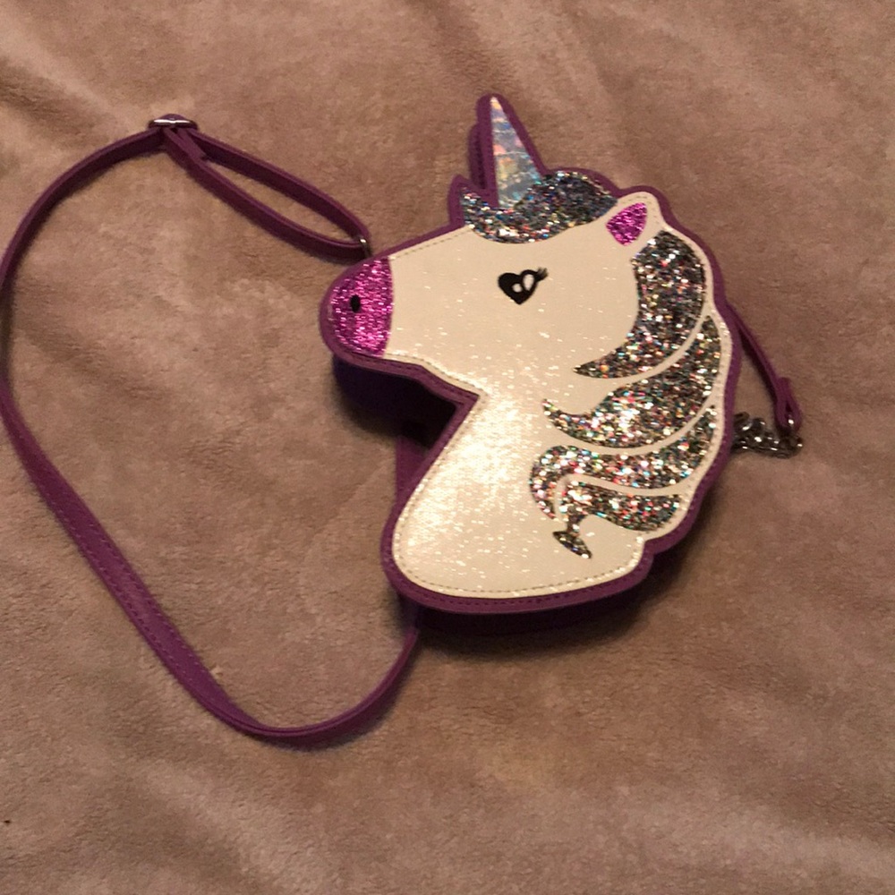 Girls unicorn crossbody purse❌❌sold❌❌
